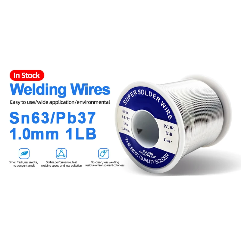 63/37 solder wire 3 mm Rosin activated Core Solder Wire 0.3mm Tin Welding soldering lead wire roll