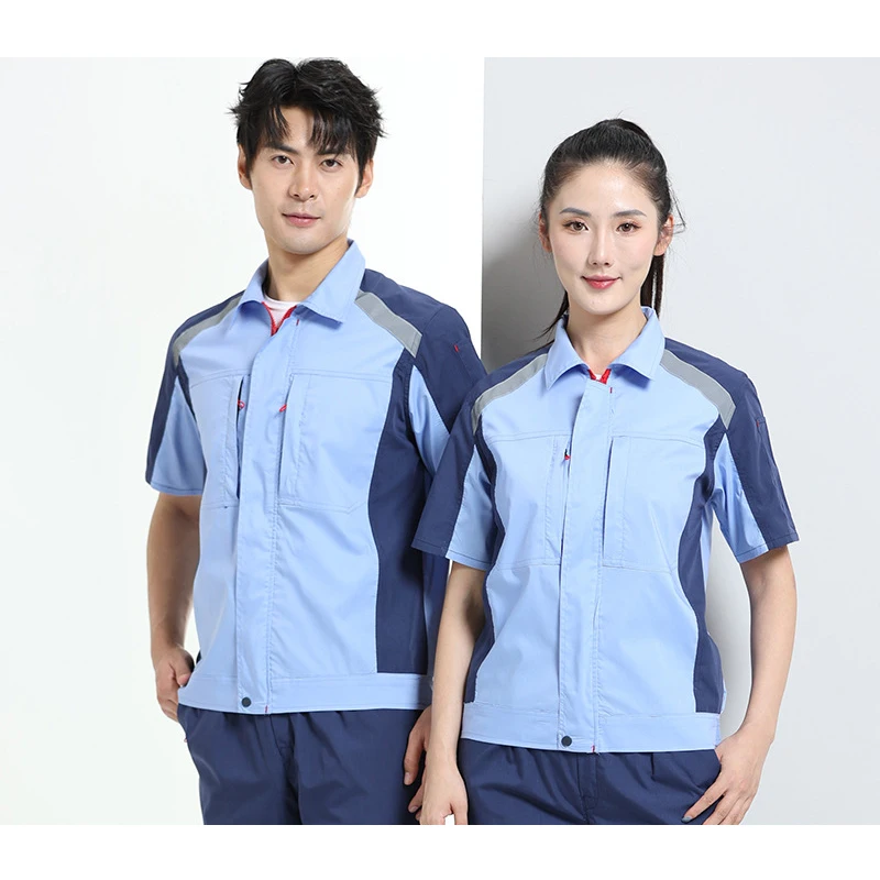 Summer Working Clothes With Shirts&Pants Cotton Custom Workwear Uniform Work Uniform