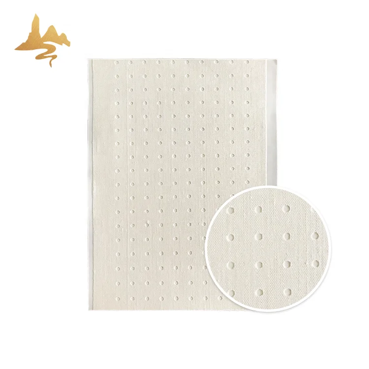 Factory Wholesale Herbal Ginger Hot Chili Patch Waterproof White Cotton Fabric Heat Capsicum Plaster For Pain Relief