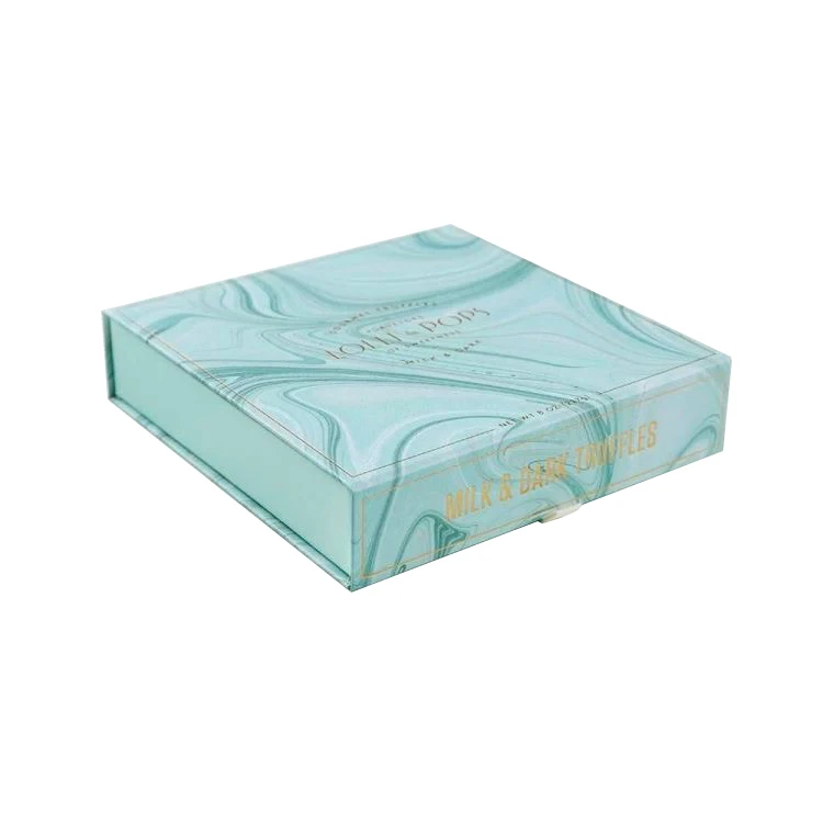 Luxury Custom Handmade Magnetic Closing Gift Cardboard Divider Packaging Sweet Chocolates Box