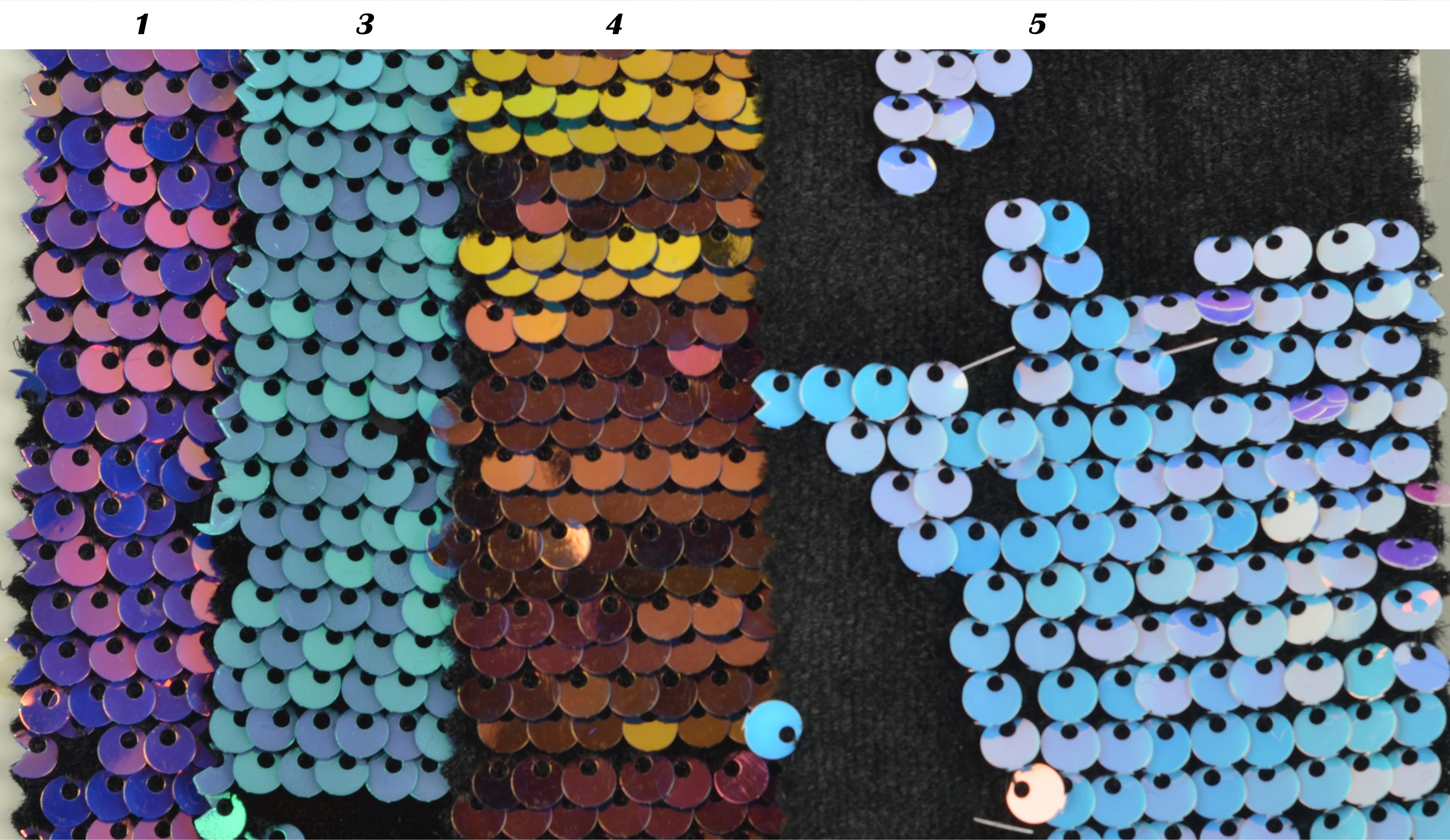 Hot sale particoloured 100% Polyester Mesh rainbow sequin fabric Luxury elegant texiles for women dancing dress