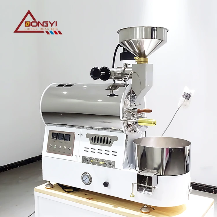 BY1 dongyi coffee roaster shop coffee roaster machine/coffee bean roasting machine/small coffee roaster machine