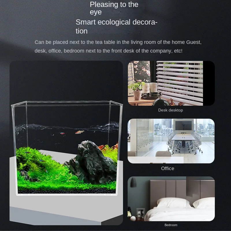 Best Selling 4ft Plastic Aquarium with Stand 100-Gallon Custom Volume Eco-Friendly Feature Accessory Type