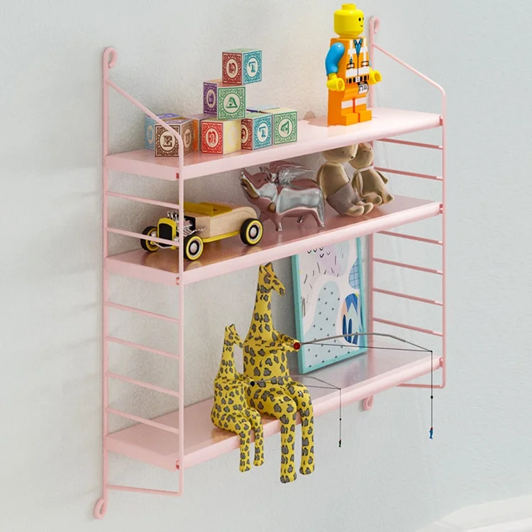 Floating Shelf Hardware Display Wall Bracket Book Shelf Shelving Accessories Steel Rack Organizer Home and Kitchen Storage Rack