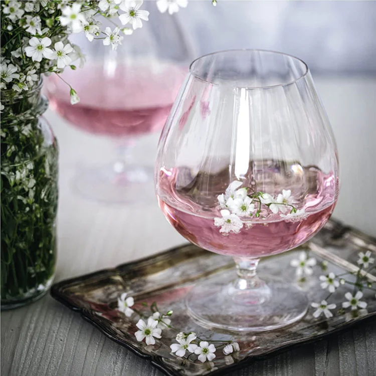 Оптовая продажа, на заказ, с гравировкой, большой живот, короткие ноги, креативный, без свинца, легкий, прозрачный, коньяк, бренди, стеклянная бутылка