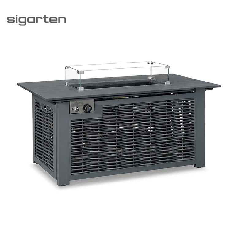 2021 Modern Extreme Comfort Party Outdoor Furniture Fire Pit Table For Garden