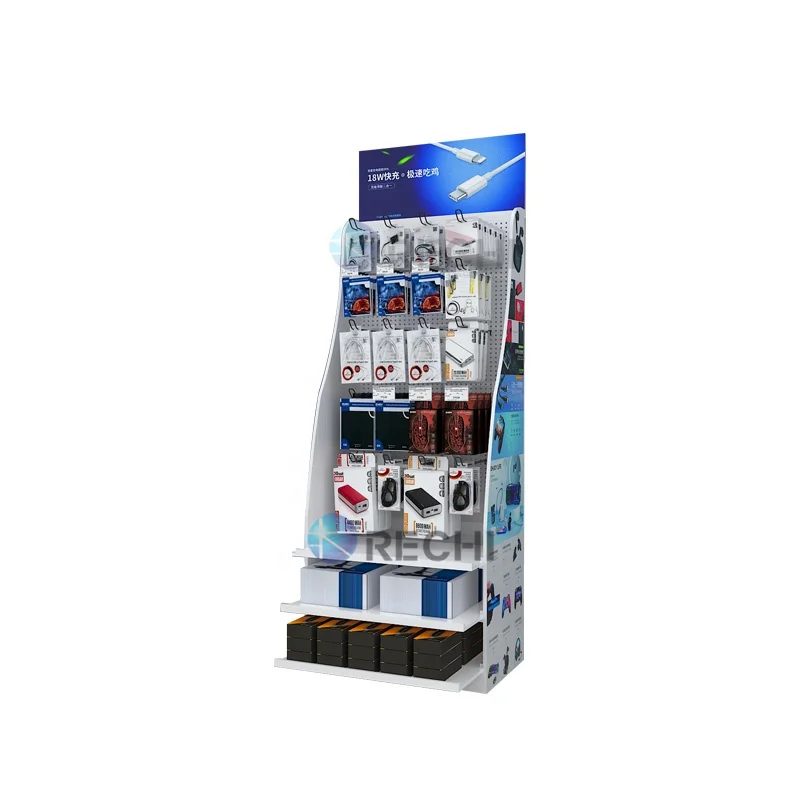 RECHIShelf hook display rack mobile phone accessories sample mother and baby store display cabinet beauty salon shelf Customized