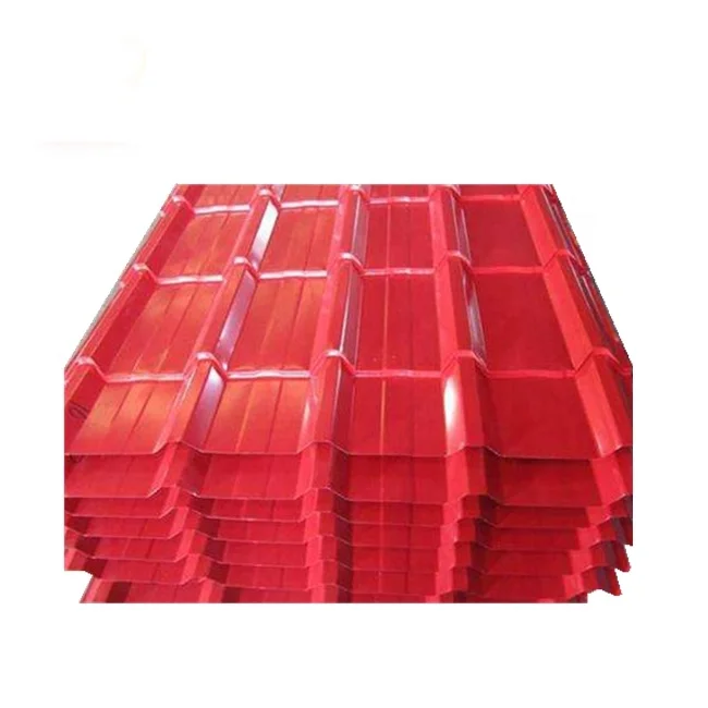 Metal Building Material Galvanized Corrugated Metal Roofing Sheet Prepainted Color Roof Tiles Price