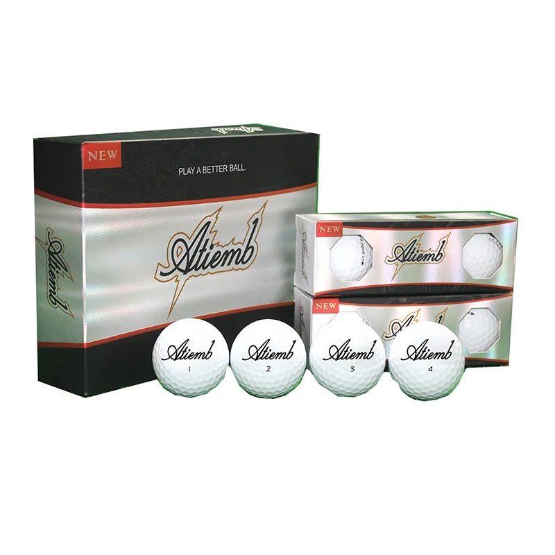 
high quality free samples 4 layer urethane tournament golf ball with box packaging 