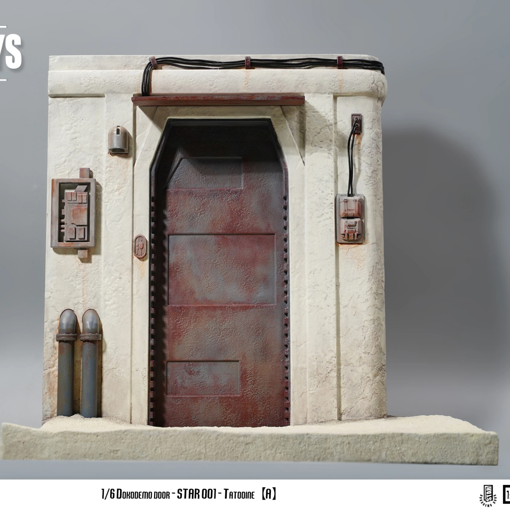 In stock sixth scale diorama prototype door star movie wars Tatooine custom resin action figure for collector
