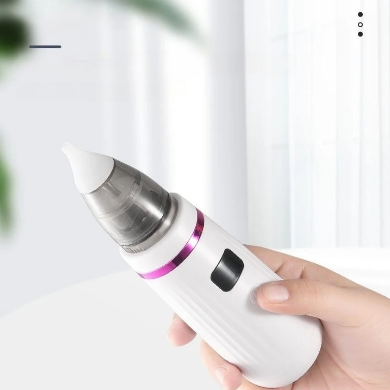 Wholesale Prevent Backflow Snot Private Label Baby Nasal Aspirator Newbor Care Safety Vacuum Silicone Electric Nasal Aspirator
