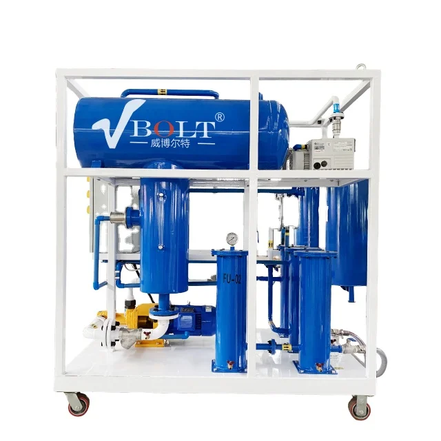 Centrifuge oil purifier machine used lube oil purifying treatment system