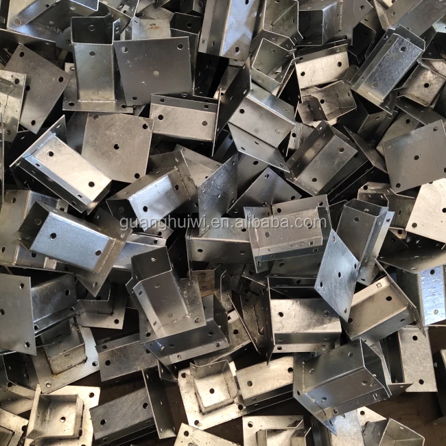 steel galvanized  pole anchor and pole plate