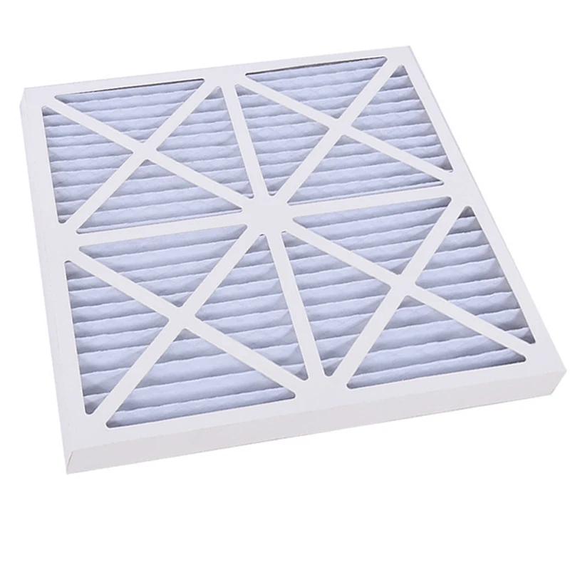 Factory Supply cardboard Panel pre Filter G4 - F9 primary panel pleated air filter Air conditioning air inlet filtration
