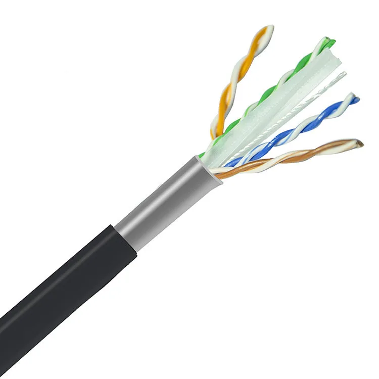 Best Price 4Pairs BC CCA Unshielded Cat6 UTP Outdoor Waterproof Lan Cable