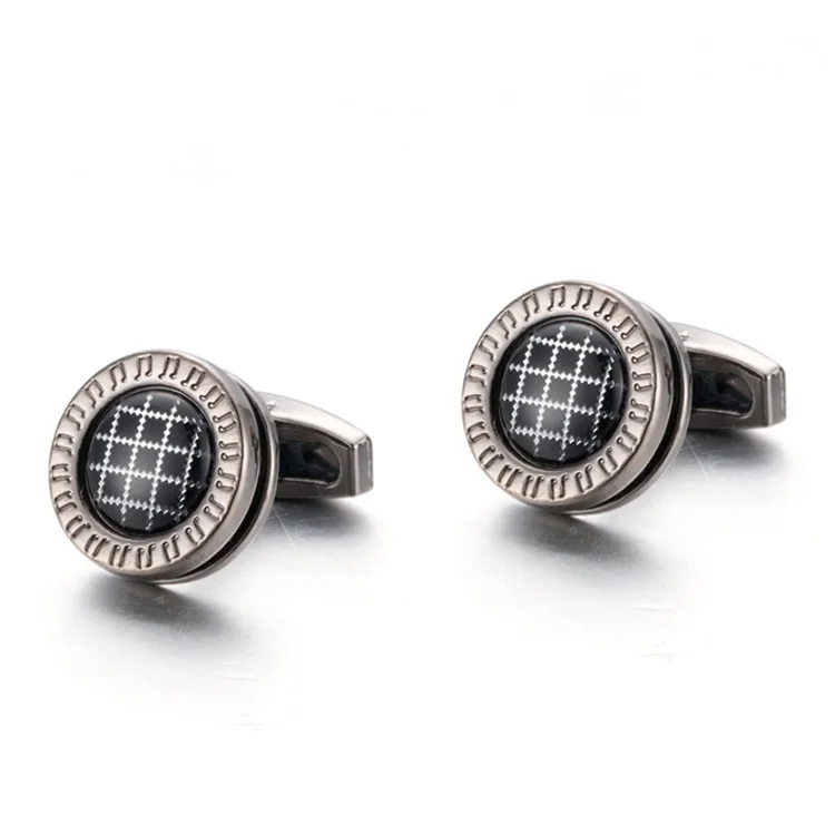 Quality Pearl Brass Cufflinks Set For Men Luxury Custom Antique Designer Cufflinks For Men