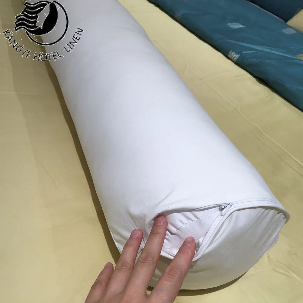 Cervical Vertebra For Knee Neck Cylindrical Shape Polyester Filling Pillow For Sleeping On Side