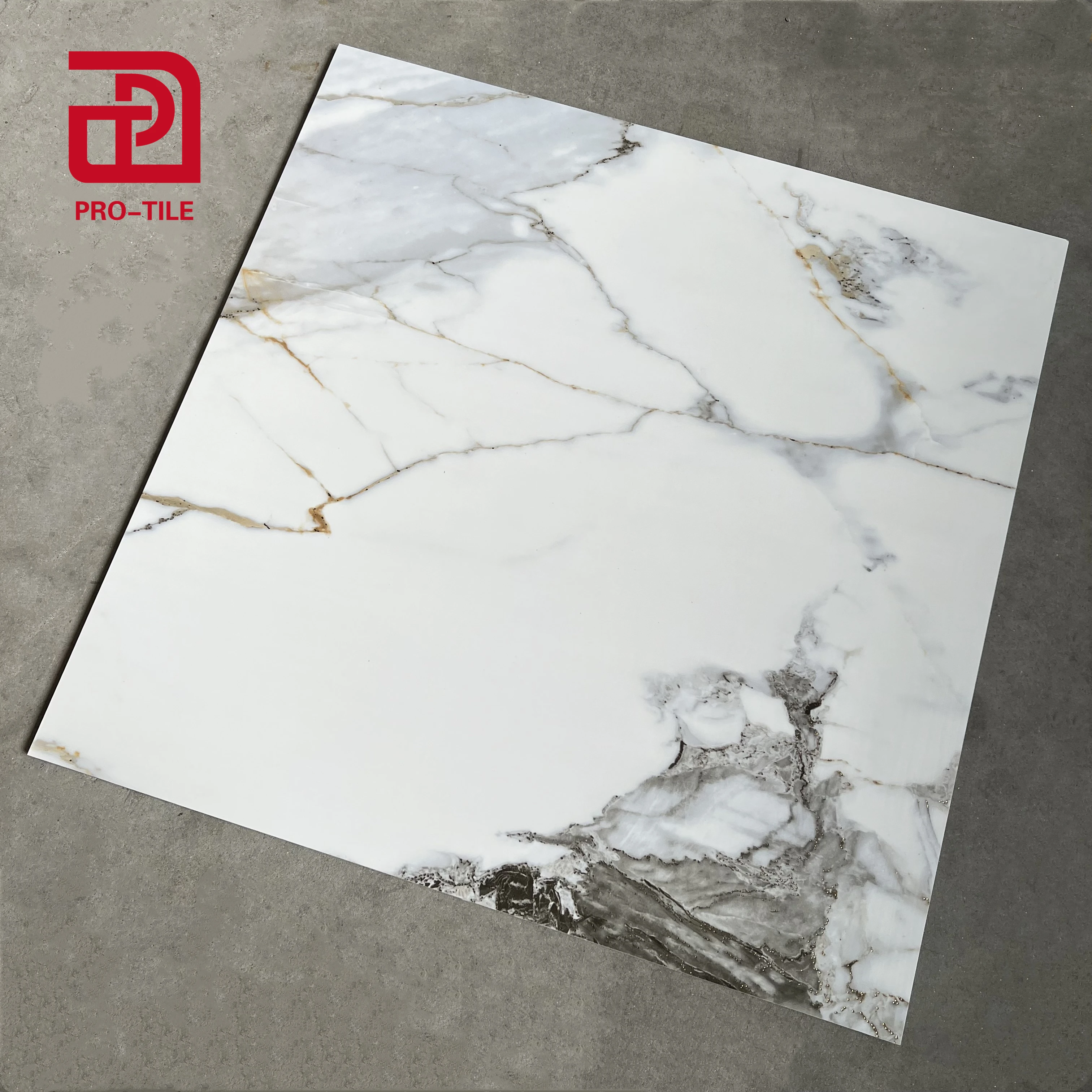 Groovy design 800x800mm golden  glitter fullbody porcelain  floor tile