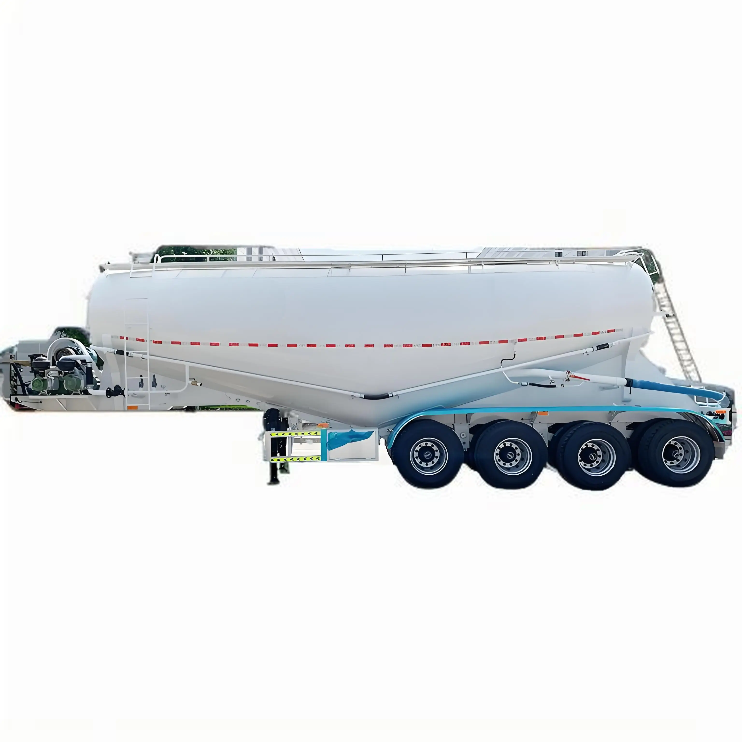 Manufacturer price 3 Alxe  V Shape Dry Bulk Cement Tanker Cement Bulker Tank Semi Trailer
