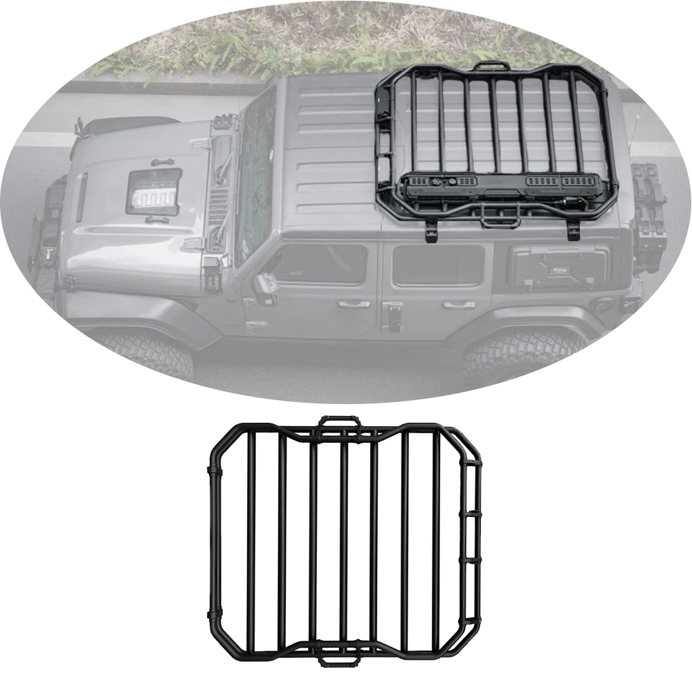 Fury 2018+ accessories Aluminum CNC process Roof rack for Jeep Wrangler JL
