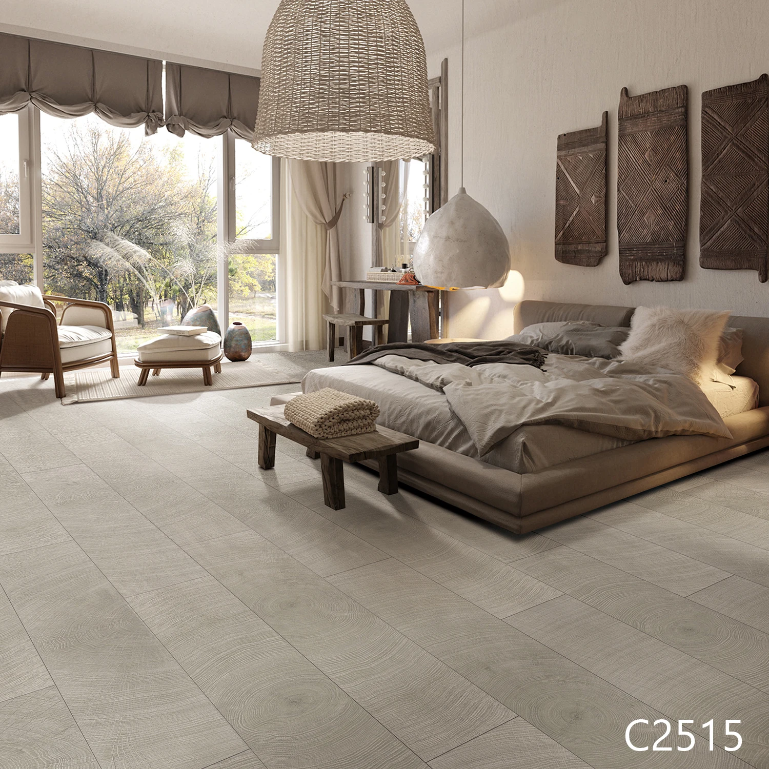 Kitchen 250x1500 Wood Effect Design Porcelain Decorative Ceramic Tile for Floor