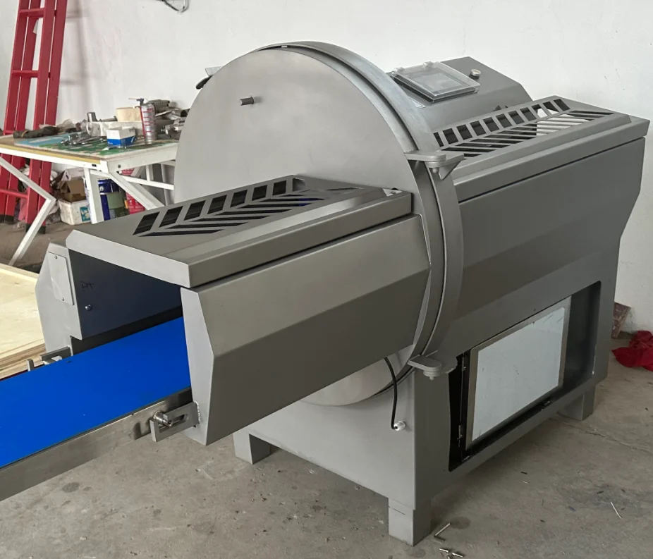 Luncheon Rapid Slicer/Fresh Fillet Meat Steak Cuber/Meat slice manufacturing machine Automatic Beef Jerky sausage cutter