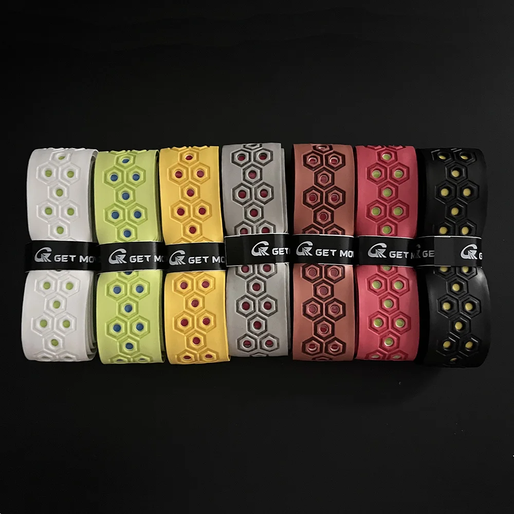 Get Moving Increased Shock Absorption Perforado Pu Eva Double Layer Custom Tennis Pickleball Ball Paddle Padel Basic Grip Tape