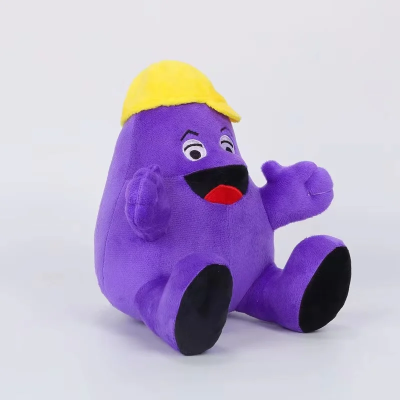 Hot selling Grimace shake Yellow Hat purple ghostface milkshake monster plush toy