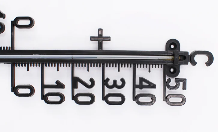 TH803 Plastic garden thermometer digits black