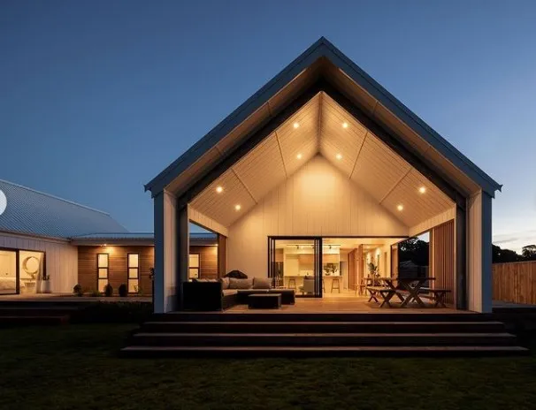 Chinese Modern Luxury Modular Prefab House Modern Prefab Villa with Swimming Pool 280m2 living area +45m2 terrace with 4 beds