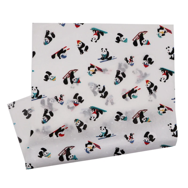 Custom size logo color copy paper clothing tissue wrapping paper roll for t-shirt packing