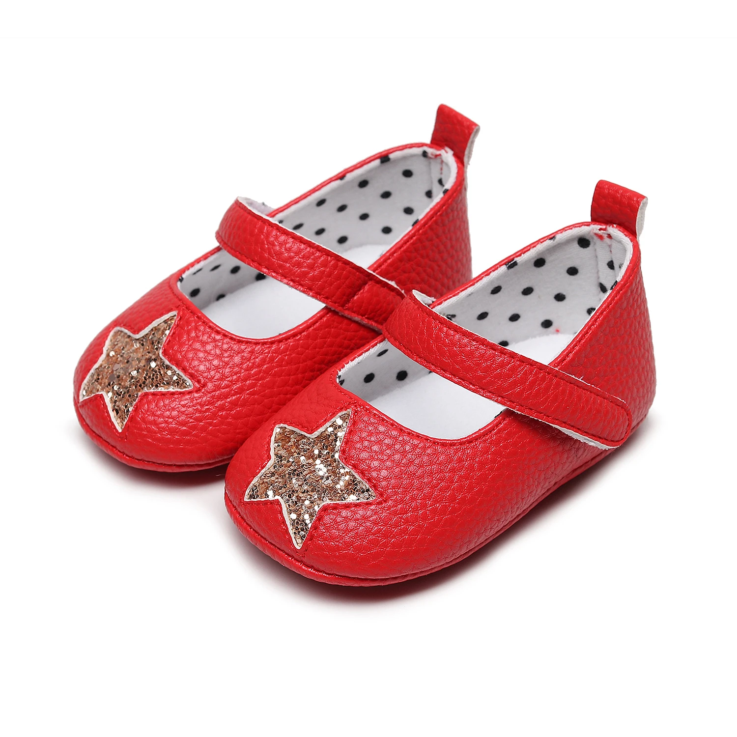 Summer Kids Toddlers Shoes For Baby Little Girls Shoe PU leather sandals Flat Five-pointed star princess shoes First Walkers