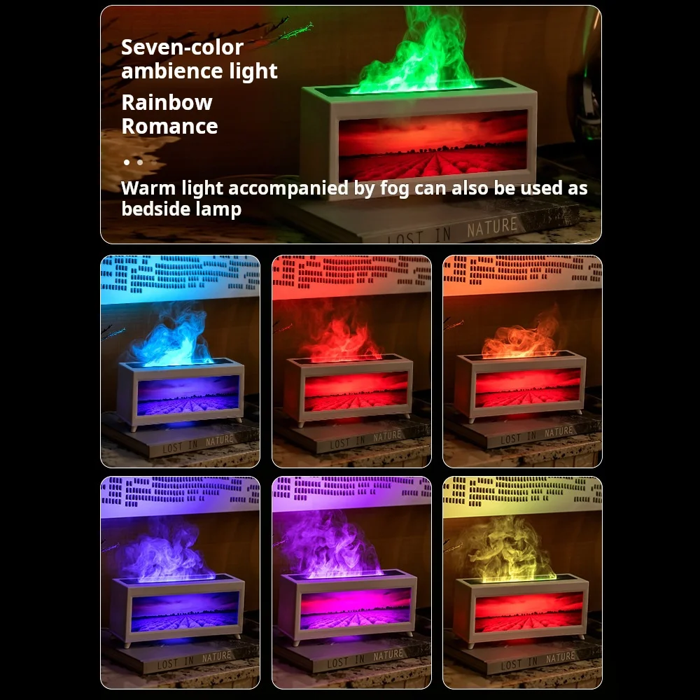 Hot Sale 3D Artificial Fireplace Flame Aromatherapy Machine Air Automatic Fragrance Machine