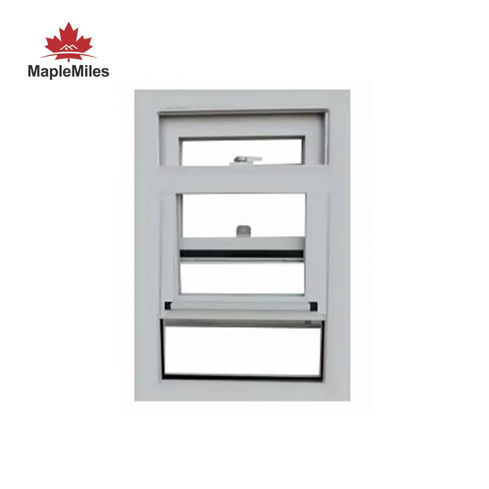 Maplemiles 600x300 мм Классический дизайн теплоизоляционное Стекло Белый Upvc подвесные окна для дома