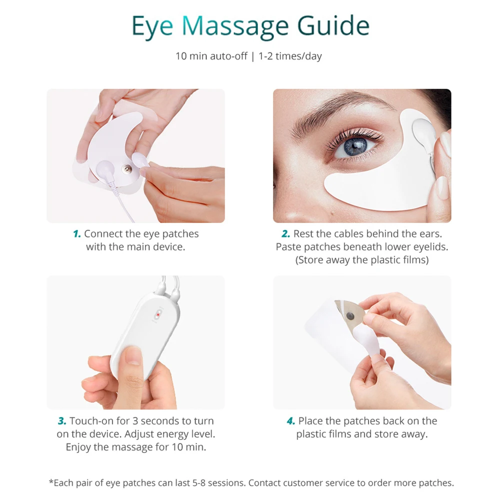 2021 Dropshipping Electric Mini Eye Care Wireless Beauty Device Heated EMS RF Smart Vibrator Eye Massager With Heat Hydrogel .jpg