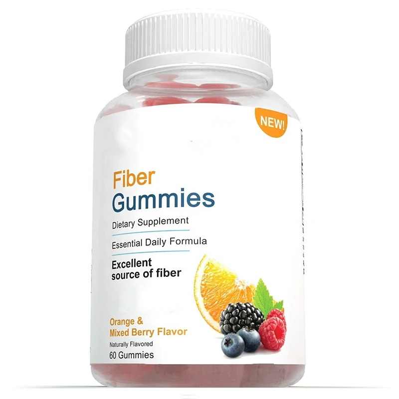 New Arrivals Factory Price Gluten Free Private Label Loss Weight Digestive Support Fiber Gummies