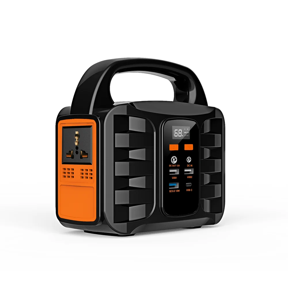 Portable Power Station Solar Generator 3S7P 3.7V 155wh  AC Outlet  with Quick Charge for Car Universal Standard Global