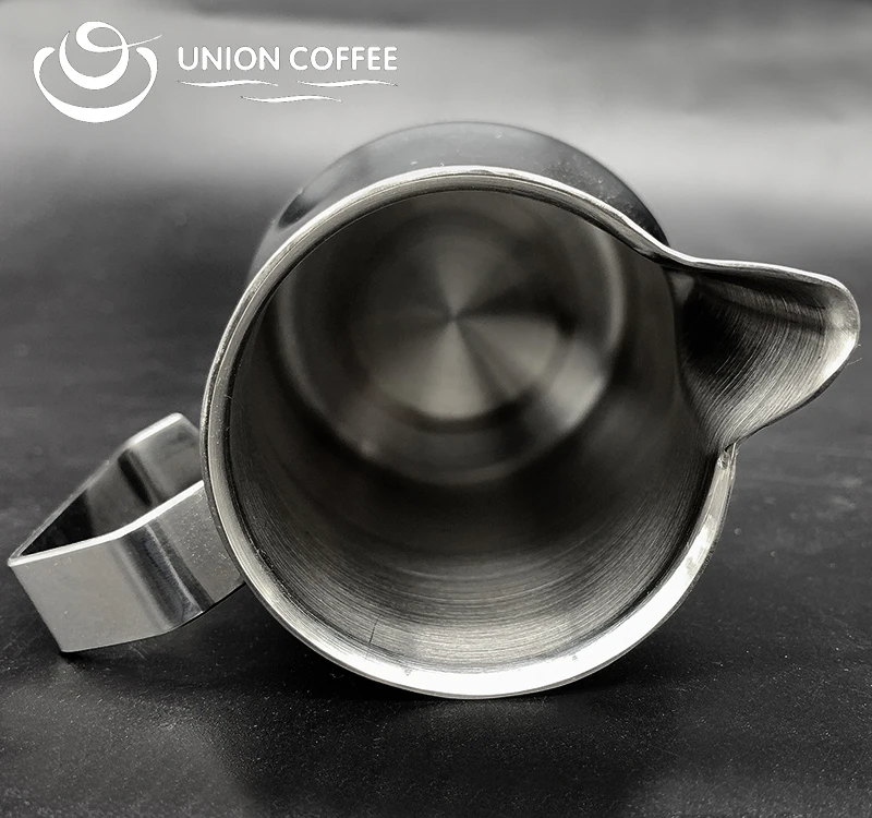 Customization Stainless Steel Afternoon Tea Coffee pot Milk Jug 350ml Milk Frothing Jug Pitcher
