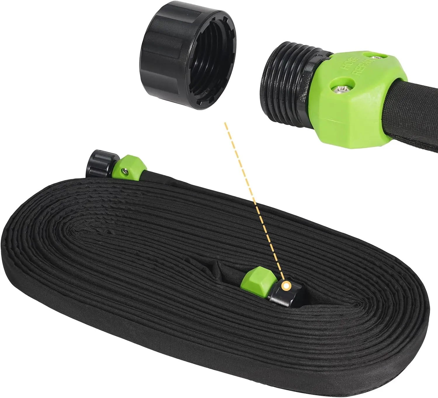Duty New Drip Irrigation Kit 15M Black Porous Soaker Hoses Hose 50Ft 5/8 For Garden Greenhouse Plant Soil And Root Waterin