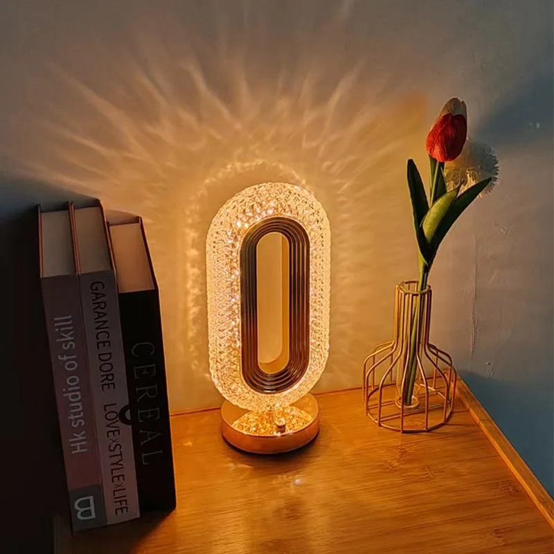 Restaurant USB Rechargeable Touch Led Desk Light Bedside Living Room Bedroom Table Lamp Night Light