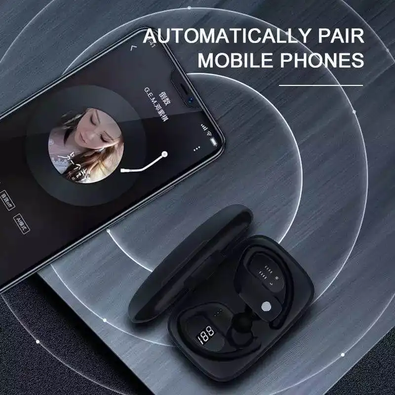 Dual Driver T16 Headset On-ear Headphones Earphone T16 Button Auricular TWS 5.0 9D Auriculares