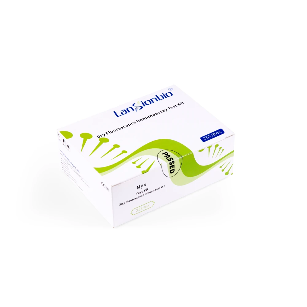 Lansionbio High Sensitivity Myo Immunoassay Reagents Myoglobin Muscle Damage Diagnostic Rapid Test Medical Supplies
