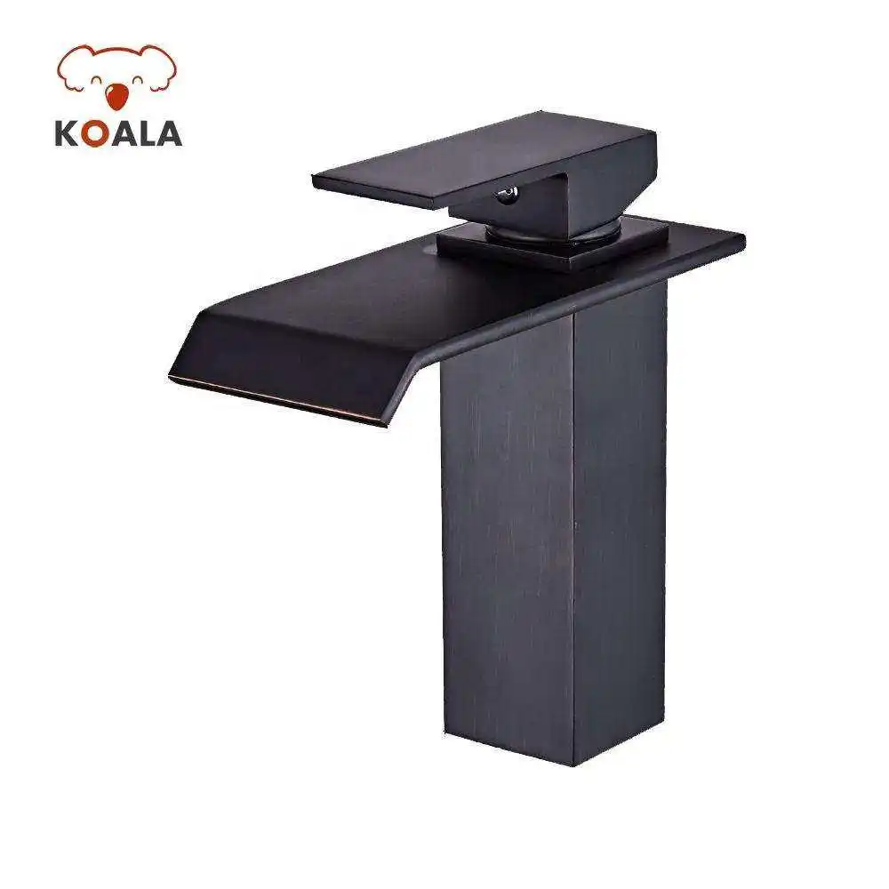 Economic Sanitary 1 Function Single Handle Luxury Waterfall Led Basin Traditional Stainless Steel Taps