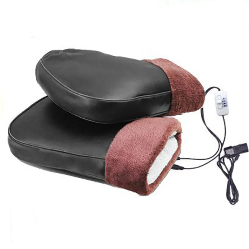 Winter Handlebar Muffs Recharge Heated Motorbike Grip mitten Cover USB Heating Motorcycle Handlebar Grip Muffs