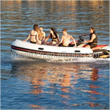 Customized Fully Inflatable PWC Powered 16 Feet  Boat Jet Ski Power Tender Inflatable Extension Boat for Sale