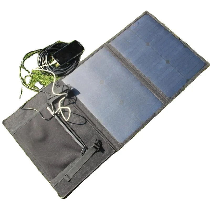 High Quality Foldable Solar Charger Big Power 80W USB 5V DC18V Dual Output Sunpower solar panel sheet