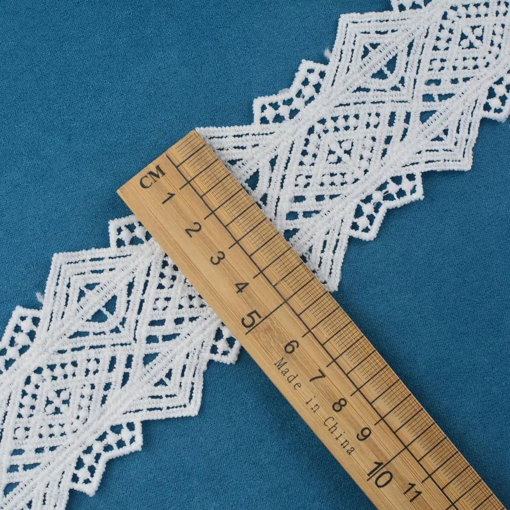 Factory Wholesale bridal fancy white Border Sequins With Sequins Voile Lace Mesh Lace polyester embroidery Wedding Lace trim