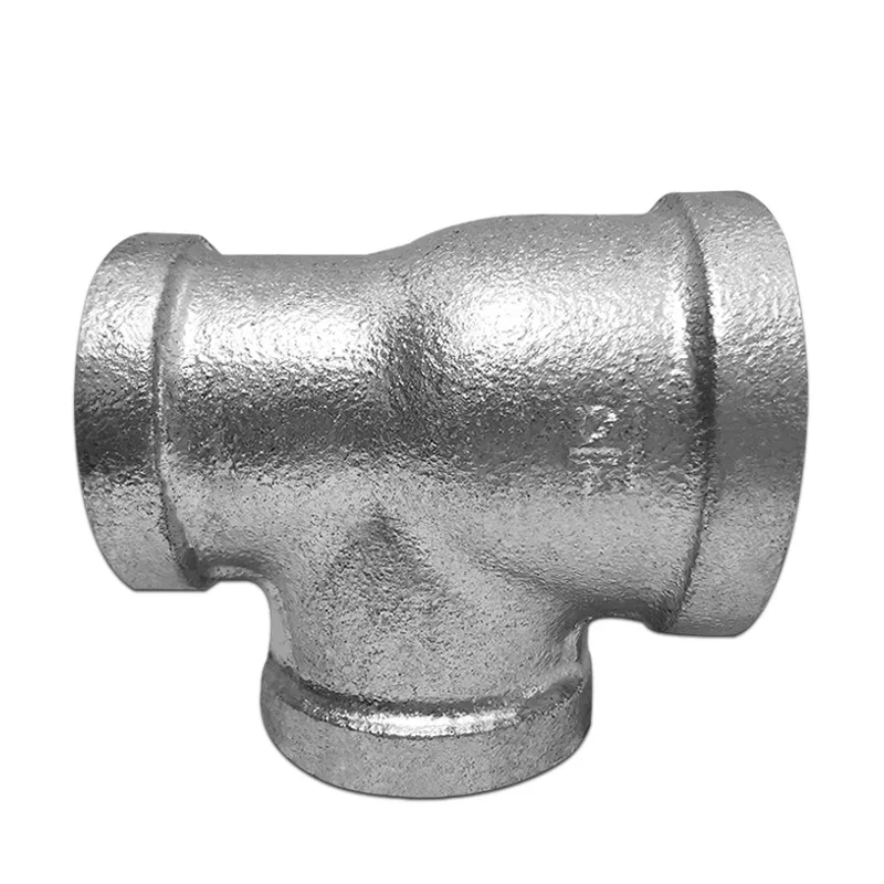 galvanized steel elbow  malleable steel tee pipe fittings, threaded pipe fittings, galvanized fire protection pipe fittings