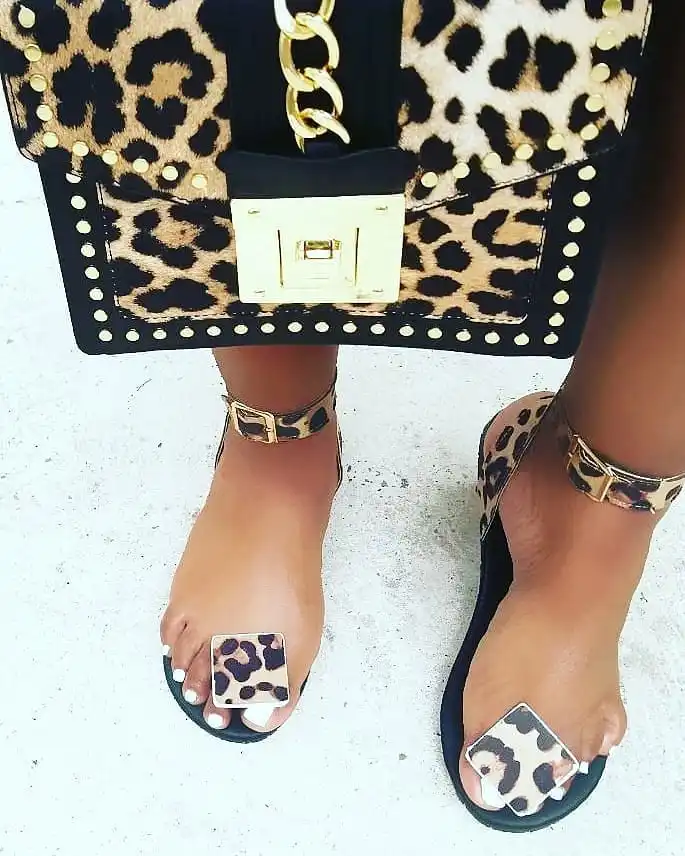 Fashion Sexy Platform Sandals Women Flat Slippers Casual Shoes women hand bags set