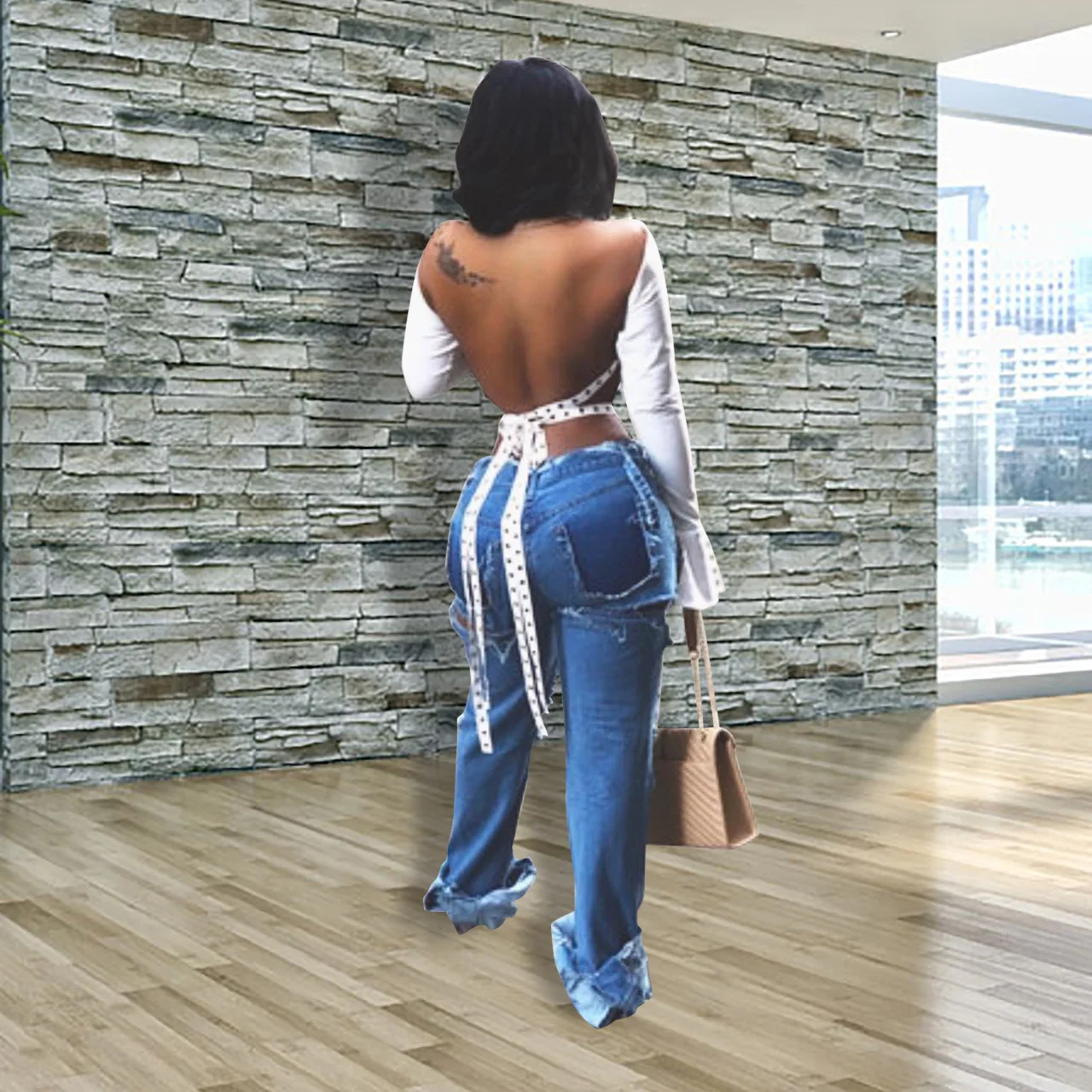 BN-NK001 Amazon Самая продаваемая тонировка для уличная мода кардиган для женщин Лидер продаж; Пикантная Женская одежда, модная женская одежда укороченный топ